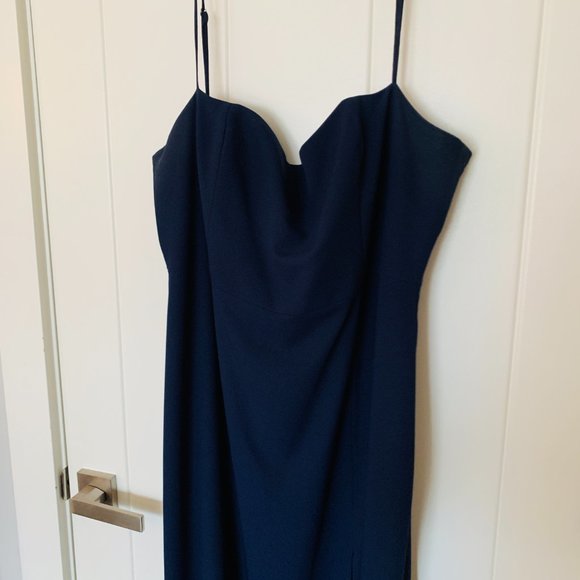 PARK & FIFTH JUPITER BRIDESMAID DRESS IN NAVY - Picture 4 of 6